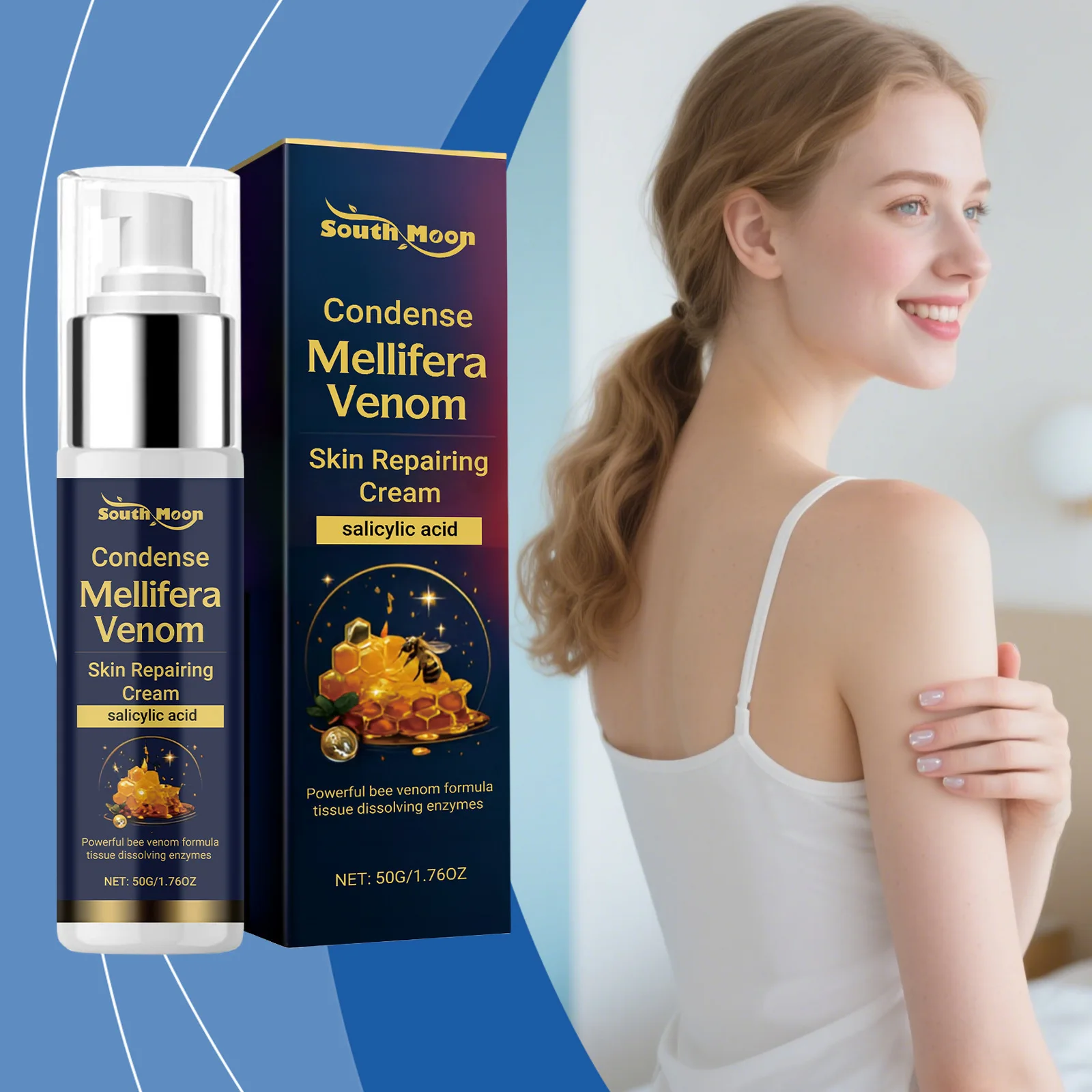 Skin Care Cream for Body Cleansing, Gentle Care, Moisturizing and Smoothing of The Skin