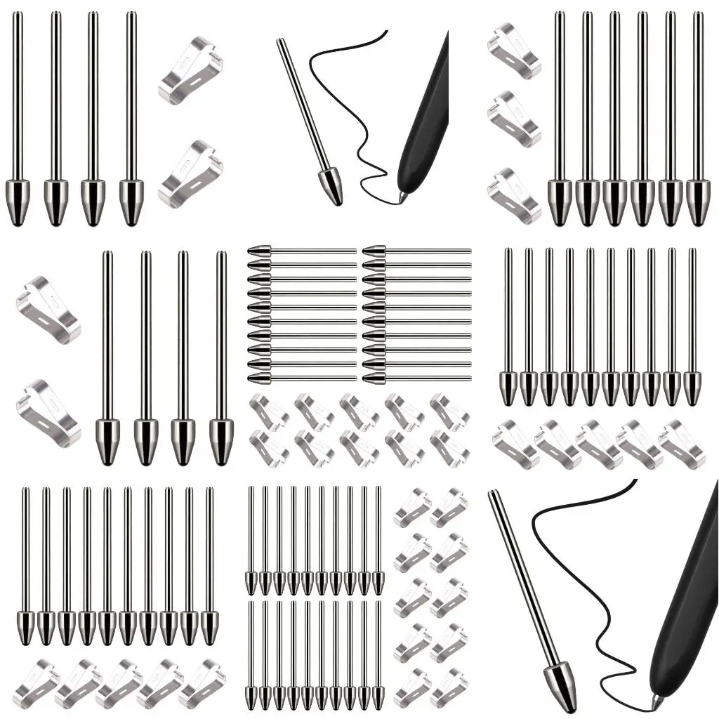 Universal Replacement Pencil Tips with Removal Tweezer Refill Set