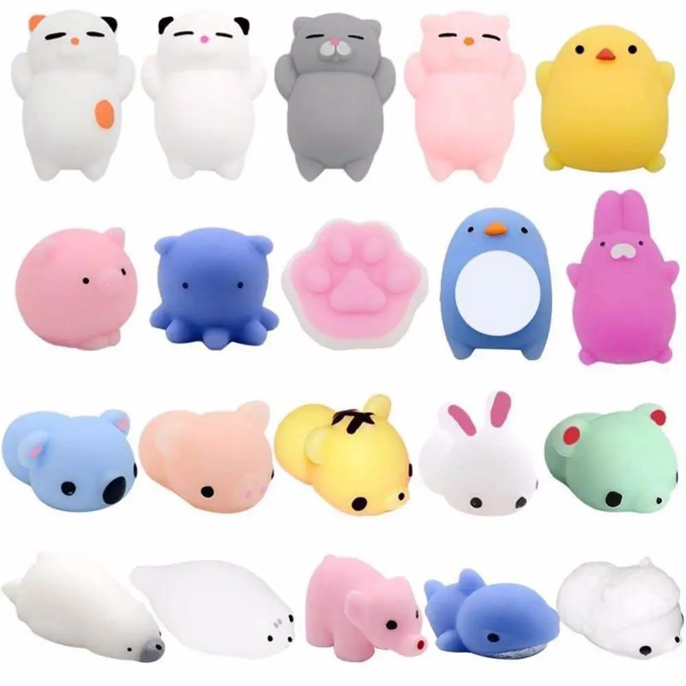 

Soft Cute Children Party Easter Mini Mochi Kids Gifts Mochi Toys Stress Relief Toy Kawaii Animal Stress Relief Toy