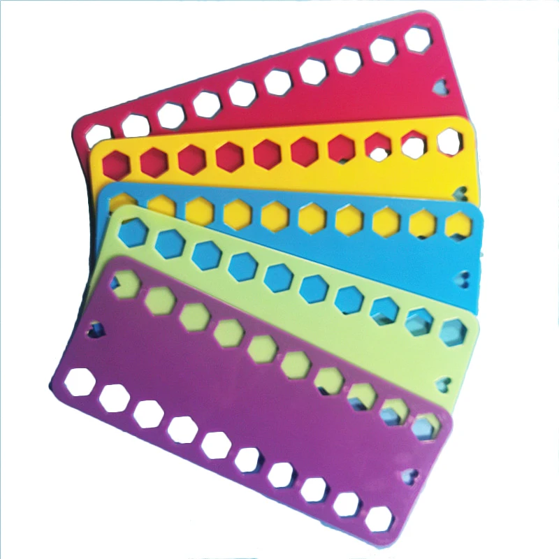 

10 шт., разноцветные держатели для шпули