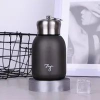 300ML Vacuum Flasks with Lifting Ring Lovely Stainless Steel Coffee Thermos Belly Cup Double-layer Portable Travel Water Bottle 5