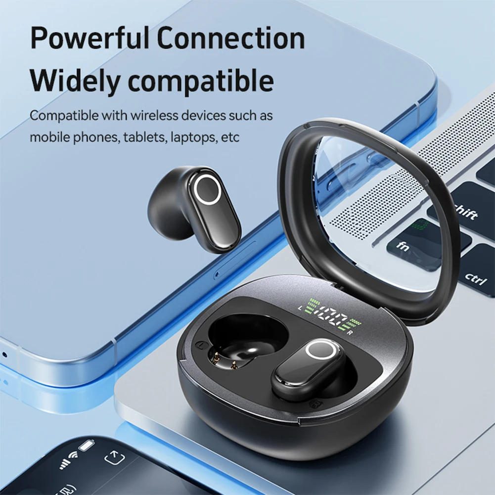 Wireless BT Translation Headphones Real Time AI Translator Earbuds 144 Languages Instant Translator Earphone for Travel Business