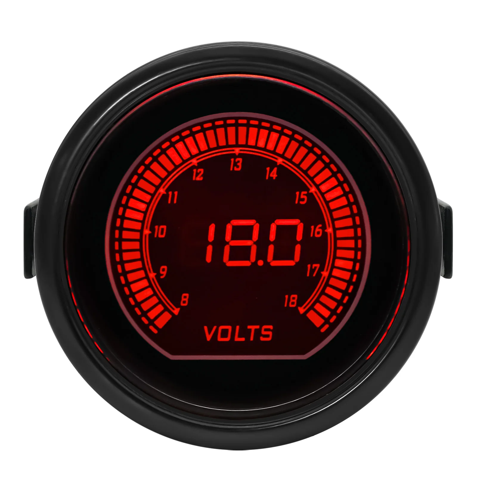 Voltmeter ampèremeter voor motorfiets en boot, digitaal LED