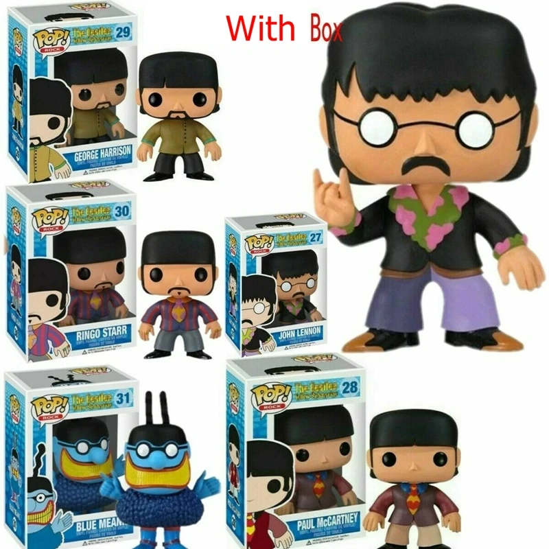 FUNKO POP Beatles John Lennon #27 Paul Mccartney #28 Geogre