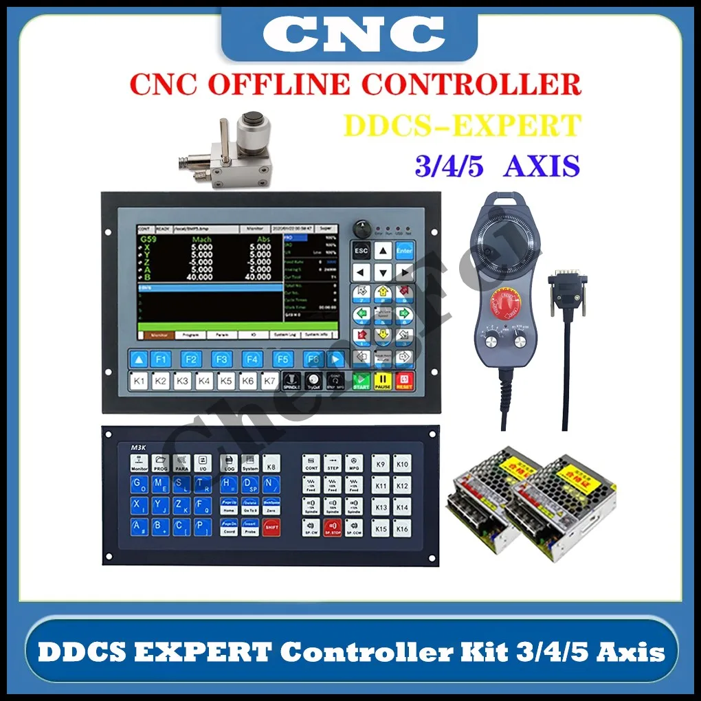 

NEW CNC DDCS-EXPERT/M350 3/4/5 axis CNC offline controller kit M3K is used for machining and engraving to replace mach3 DDCSV3.1