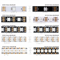 WS2812B  Led Strip 5v  30/60/74/96/144 Leds Smart RGB Pixel Strip Black/White PCB IP30/65/67 WS2811 IC Led Light 1m/2m/3m/4m/5m - Image 2