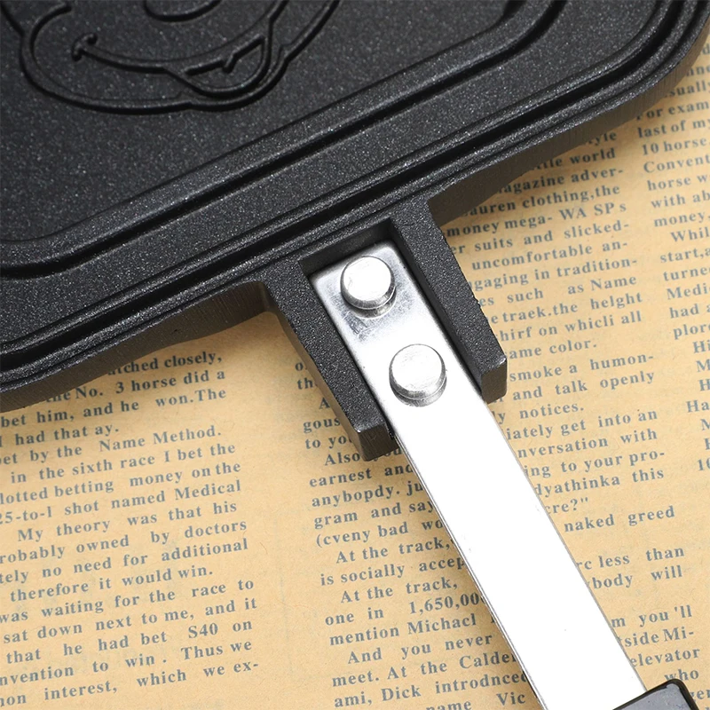 Gas Non-Stick Sandwich Maker Iron Bread Toast Breakfast Machine Waffle Pancake Baking Barbecue Oven Mold Mould Grill Frying Pan