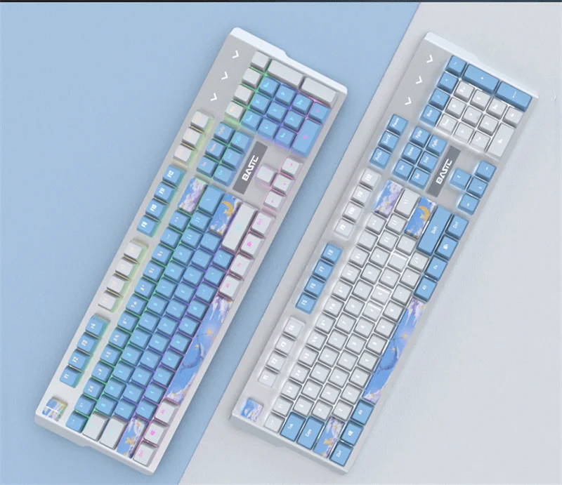 Teclado Mecânico Gamer BASIC Teclas temáticas, Sublimação PBT, 104 teclas - ROLKO tech