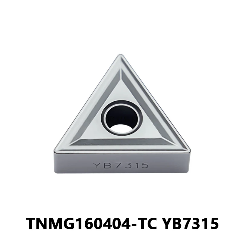 

TNMG160404-TC YB7315 TNMG 160404 TC Original Carbide Inserts for Cast Iron CNC Lathe Cutting Tool Turning Blades High-Quality