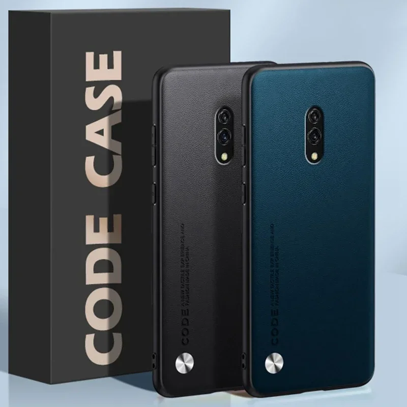 Luxury PU Leather Shockproof Matte Silicone Phone Case - Full Protection Back Cover