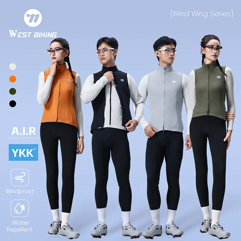 웨스트 바이킹 사이클링 조끼 남성 여성 봄 여름 민소매 스포츠 자켓 통기성 빠른 건조 MTB 자전거 의류 사이클링 장비