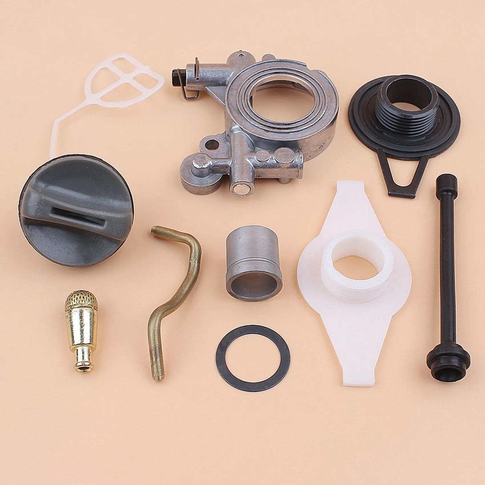 Oil Pump Line Worm Gear Kit for Husqvarna 372Xp 365 371 385 390 362 570 575 576