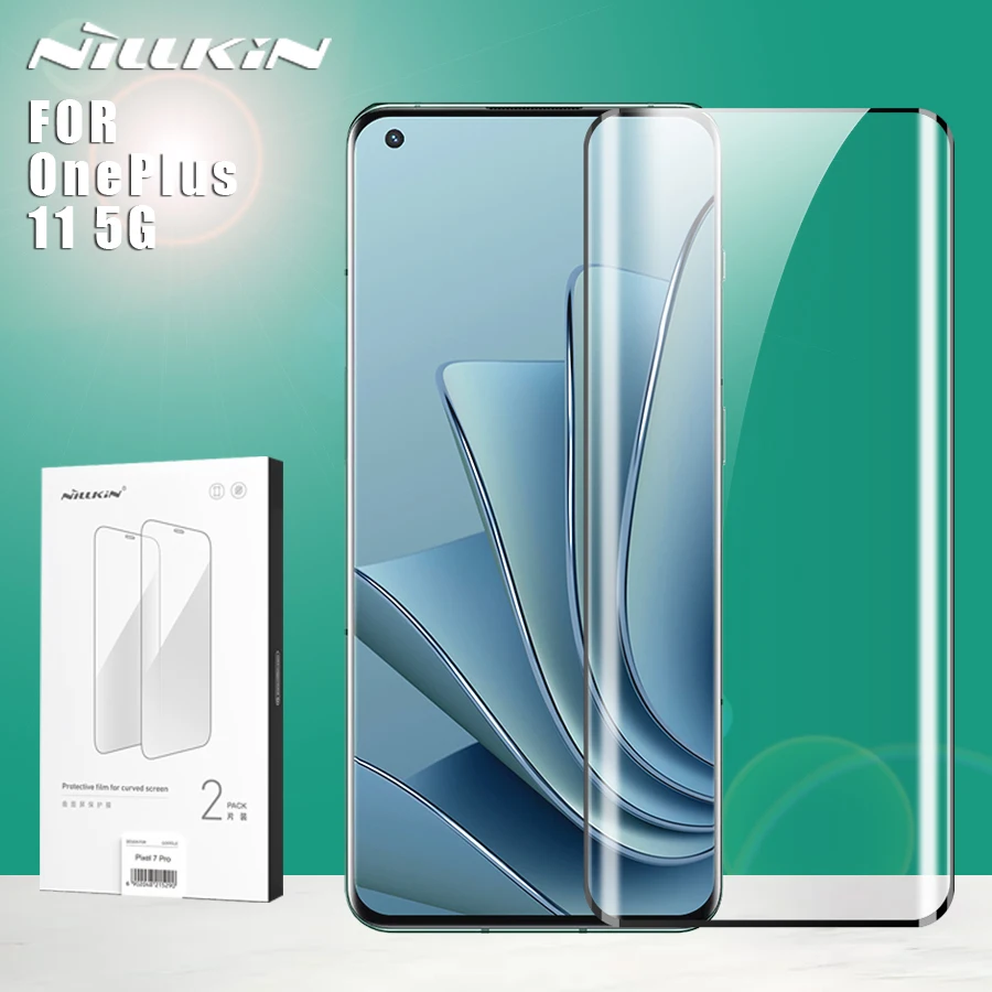 

for OnePlus 11 5G Nillkin Film 2pcs Impact Resistant Curved Film Screen Protector for OnePlus 11 5G