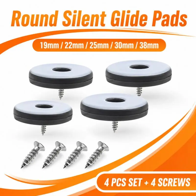 Heavy Duty Anti-Abrasion Furniture Leg Slider Pads - Floor Protectors