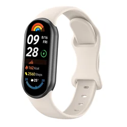 Silicone Sport Wristband Bracelet - Adjustable Strap for Smartwatch Accessories (Starlight)