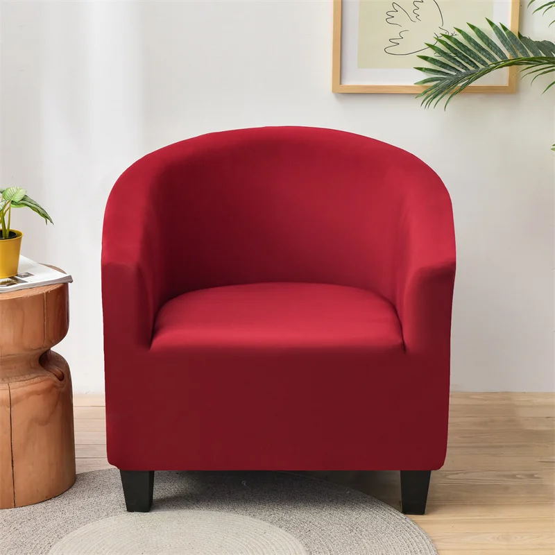 1PC Elastic Armchair Couch Cover Relax Stretch Single Seater Bath Tub Club Sofa Slipcover for Living Room Elastic Cover Washable 3