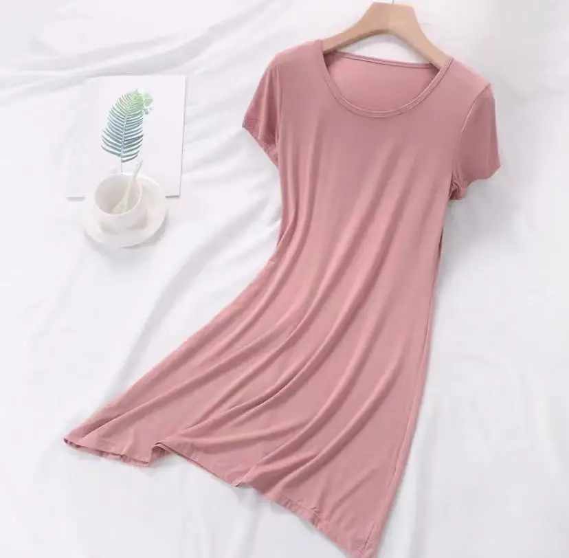 Women Nightgowns, Women Nightdresses, Sleeping Dress Modal Ladies Spring Summer