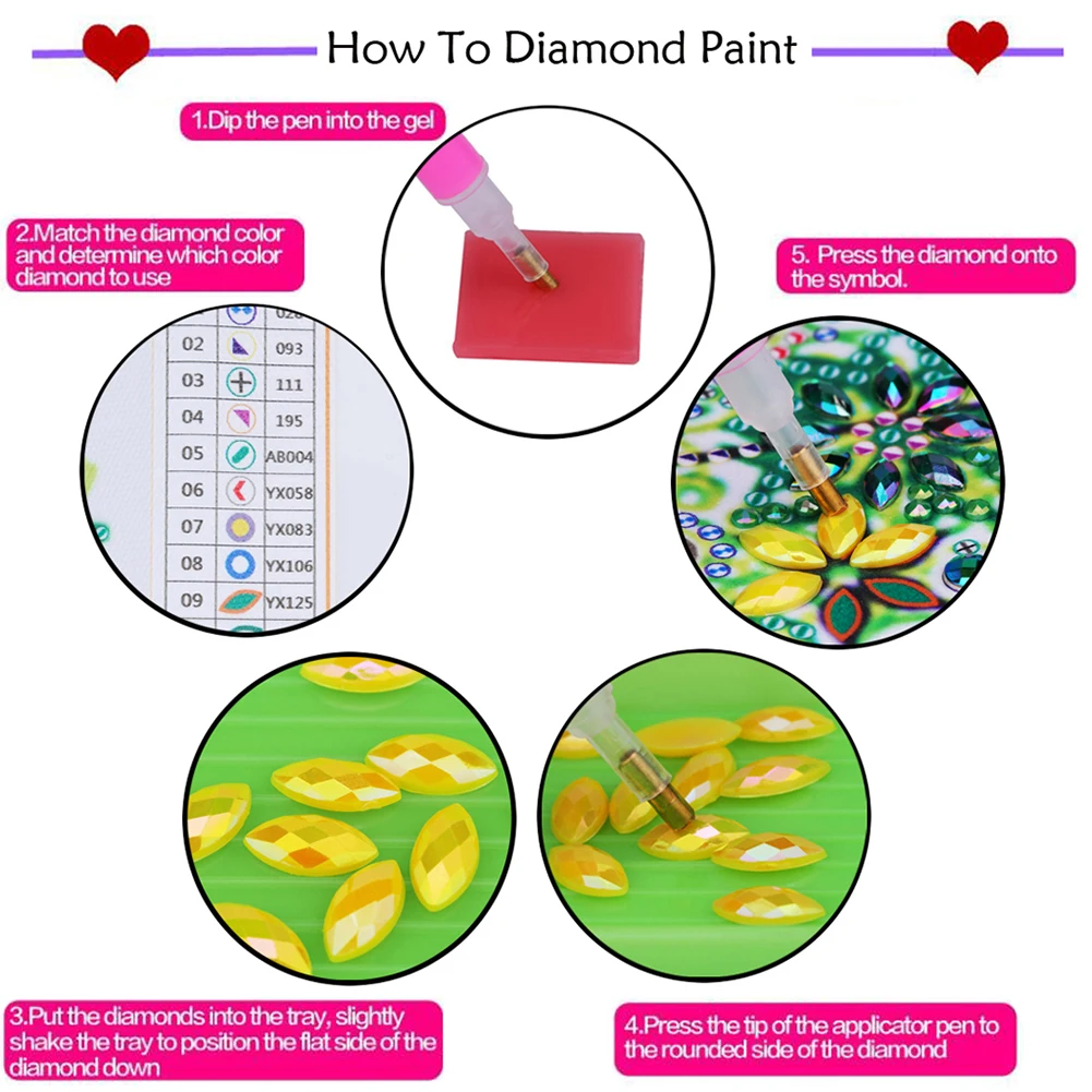 5D DIY Partial Special Shaped Drill Diamond Painting Marine Animal Decoration