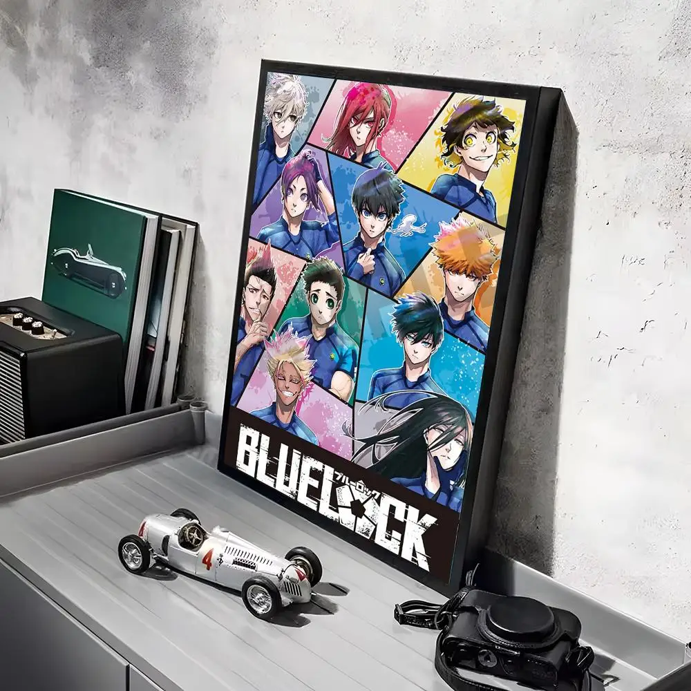 Blaue L-Lock Anime-Poster-Aufkleber, Wandgemälde, selbstklebende Dekoration für Schlafzimmer, Wohnzimmer, Zuhause, HD-Wandaufkleber, Geschenk – Detail 5
