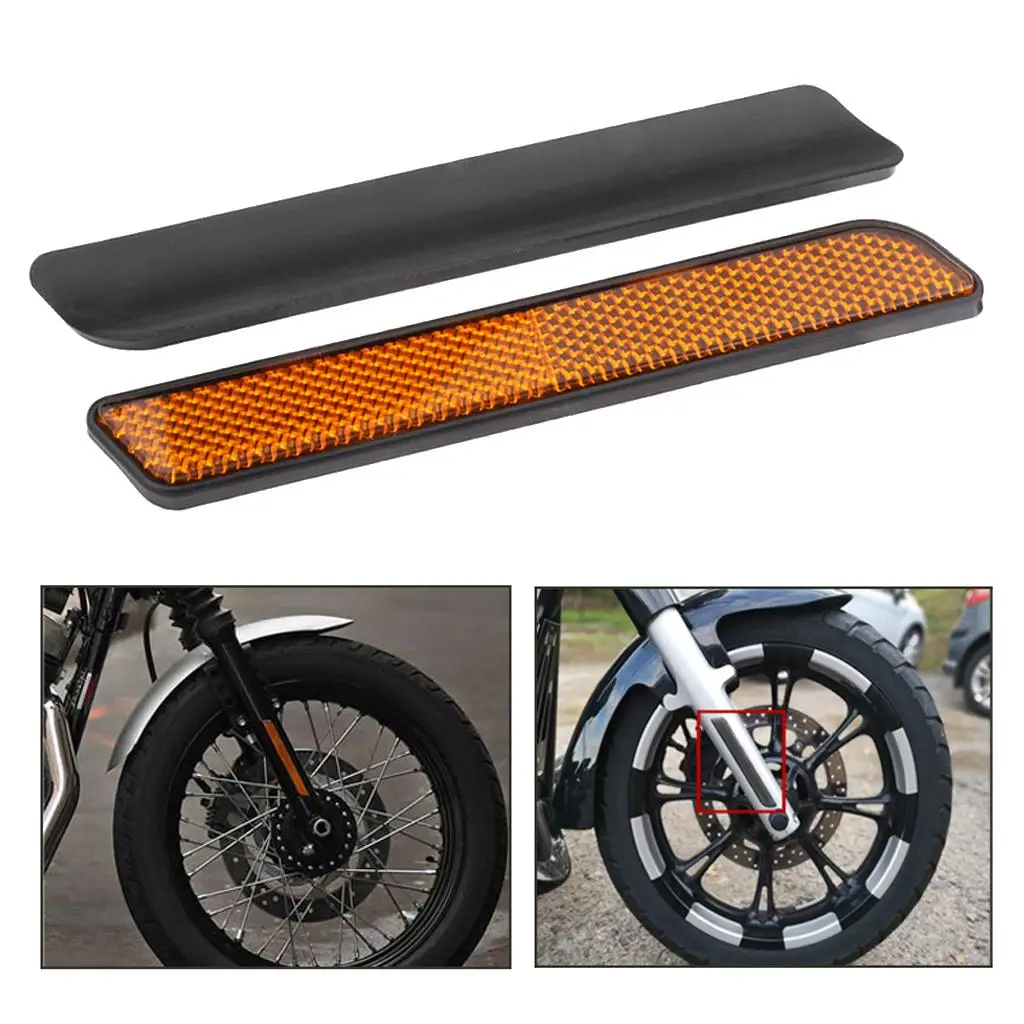 MotorcycleSideReflector1PairFrontForkLegReflectorsSidefor