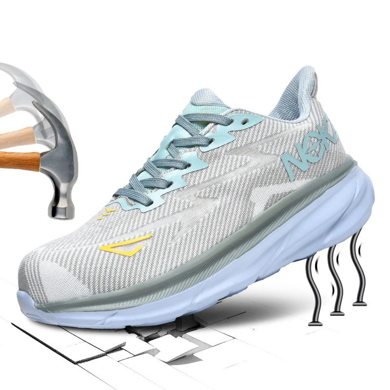 أحذية أمان خفيفة الوزن للرجال أحذية رياضية بمقدمة...