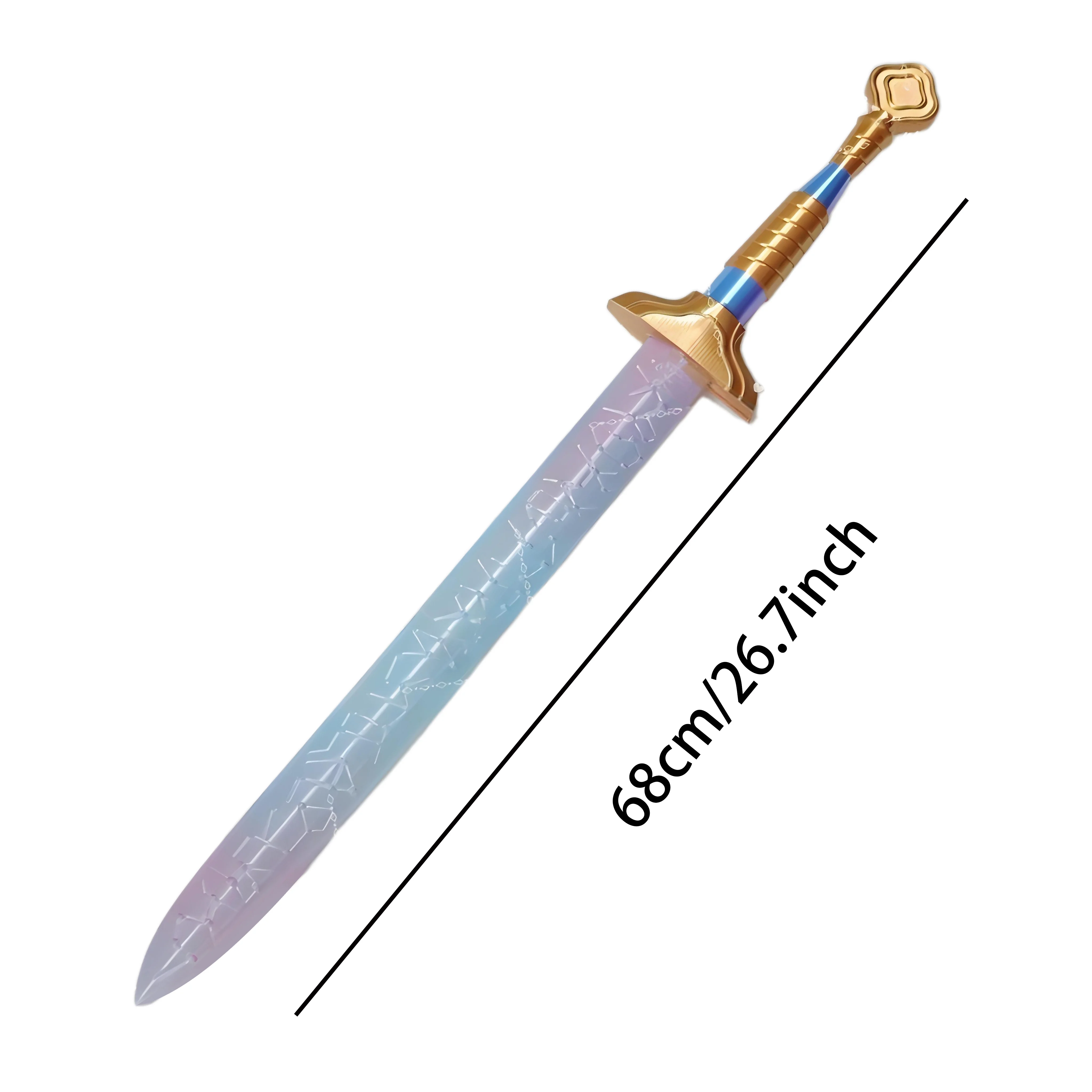 Épée Kpop Demon Hunters Rumis, 1 à 6 Pièces, Accessoire De Cosplay, Fléchette Violette Avec Un Ruban à Nœud Concentrique Coloré, Cadeau Pour Les Fans