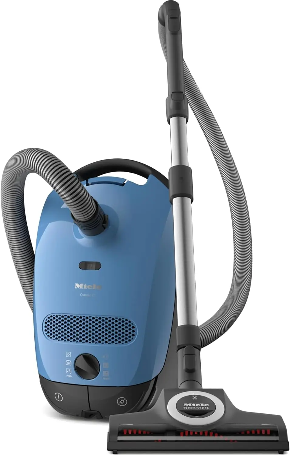 

Miele Classic C1 Turbo Team Bagged Canister Vacuum, Tech Blue - Portable, Household