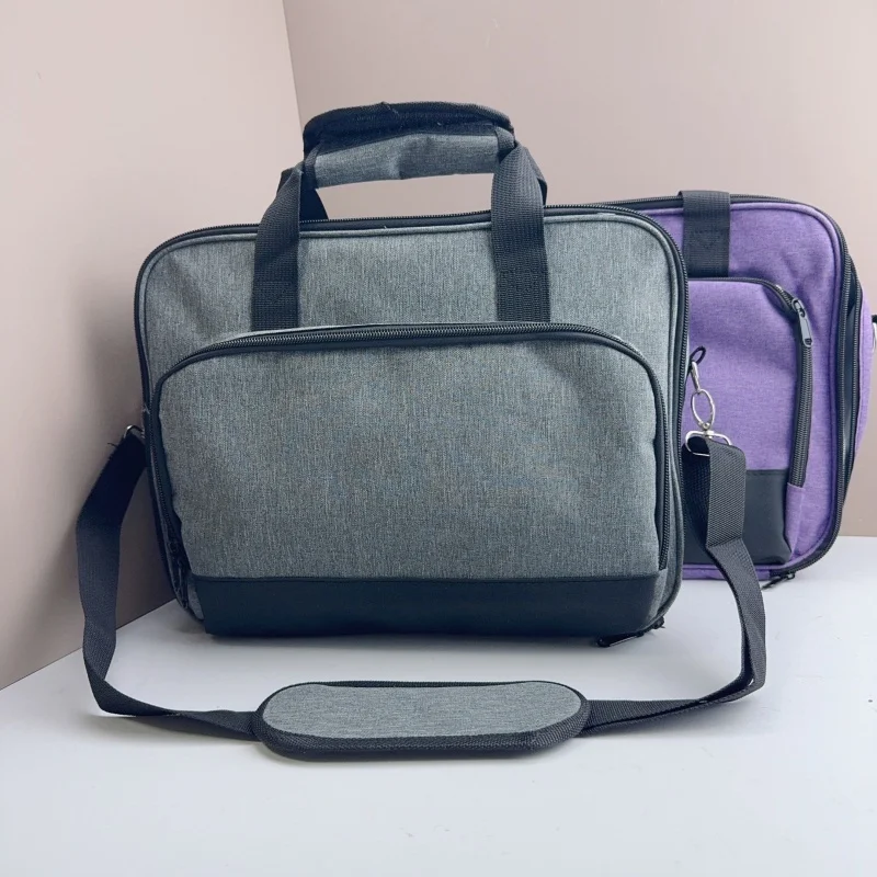 Borsa per Proiettore, Custodia per Proiettore con Tasche Porta Accessori e Cinghie Regolabili, Borsa da Trasporto Portatile - immagine 5