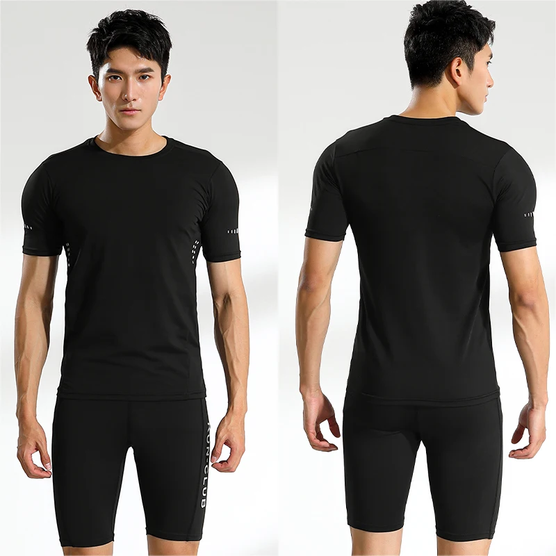 Men's Sports Fitness Shorts Gym Training Quick Dry Compression Leggings Cycling Short Basketball Running Short Workout Tight 232