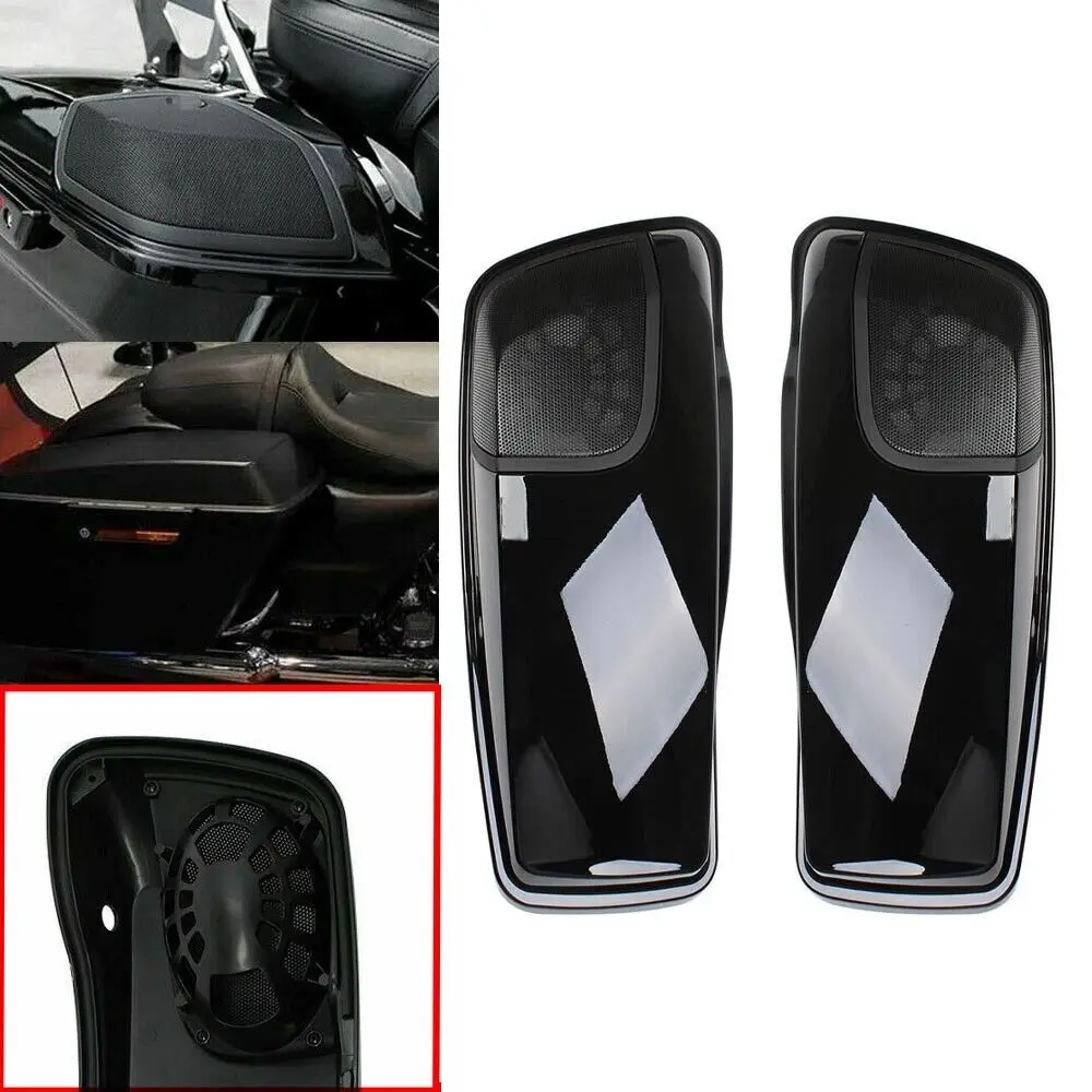 Tapa De Altavoz Tipo Alforja Lisa Para Harley Touring Flh Fl | Meses