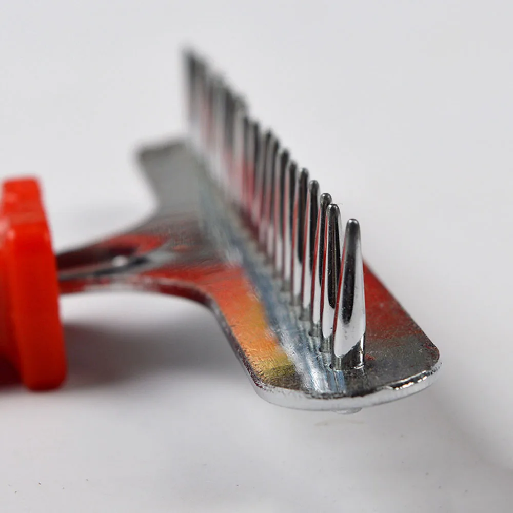 Dog Brushes for Grooming Large Dogs Long Hair Dog Rake Pet Grooming Brush Steel Comb for Golden Retriever Husky German Shepherd