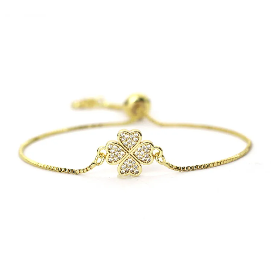 Bracciale Regolabile Con Zirconi A Tartaruga E Pesce, Elemento Mare, Per Donna