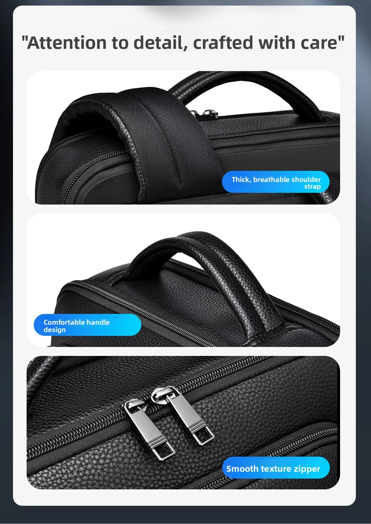 Large Capaci Leather Bapa for Busin Travel Men's Double oulder Bag with Cuter Carent Casual Simple Sle - S38f3096767c64d85a47a30969b61fd9cx 