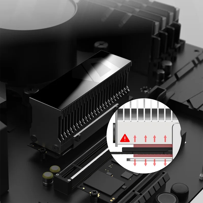 مبرد قرص SSD M.2 2280 تبريد سلبي