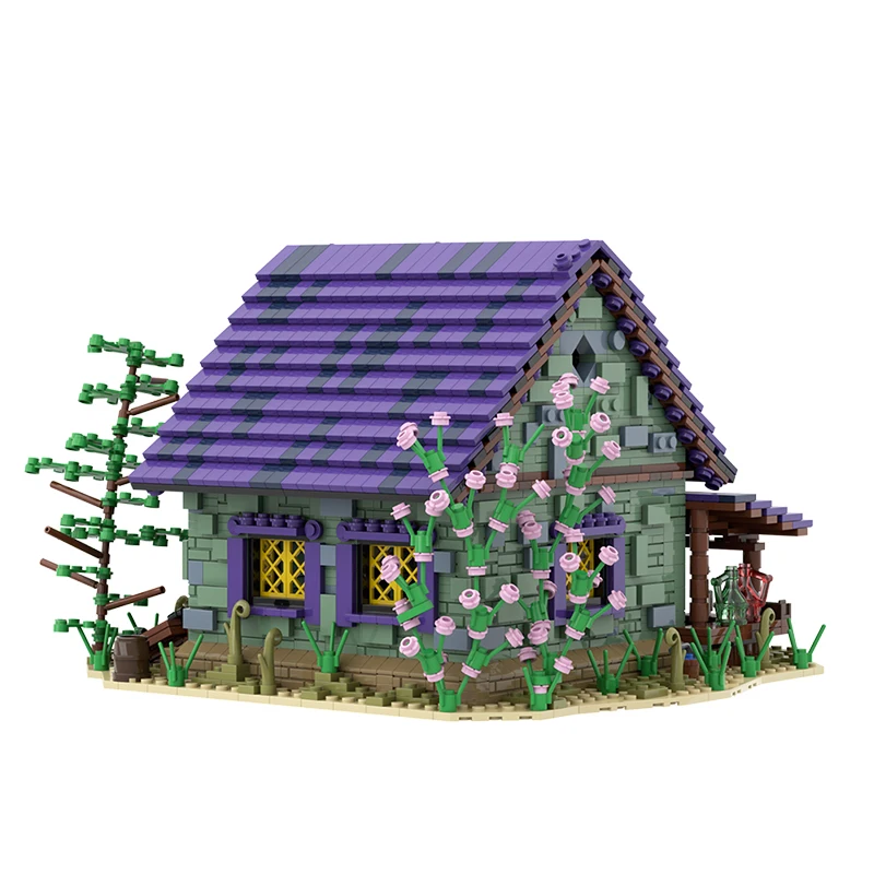 

Villa Architecture Model MOC-57928 Bricks Summer House Building Blocks Forest TreeParticle Bricks Toy Kids Birthday Gifts