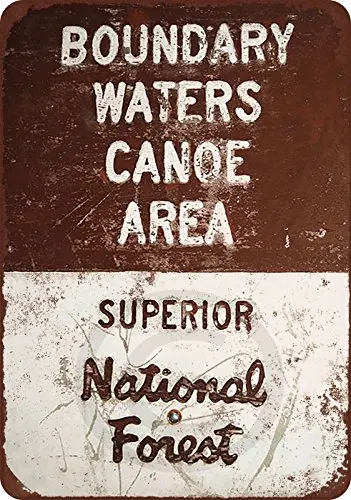 

Custom Kraze Boundary Waters Canoe Area Reproduction Metal Sign