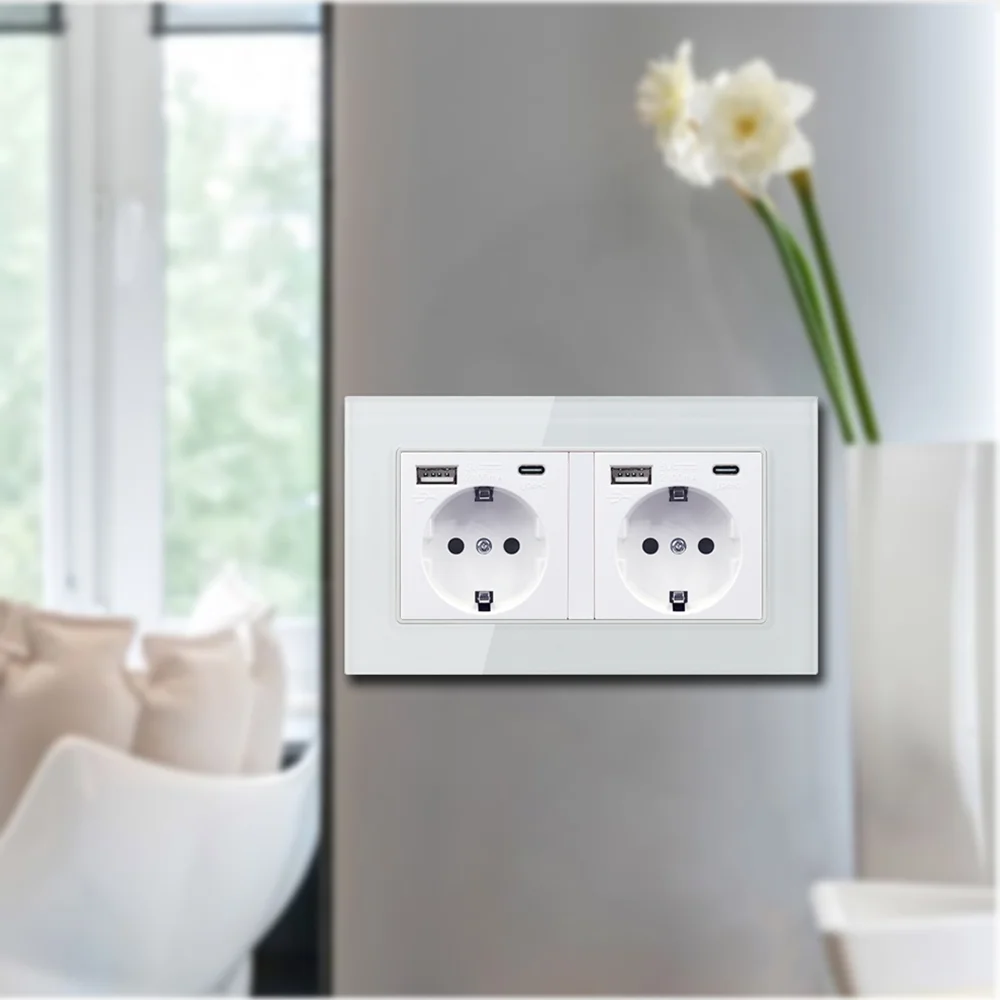 de vidro cristal ac 110 socket 220v 03