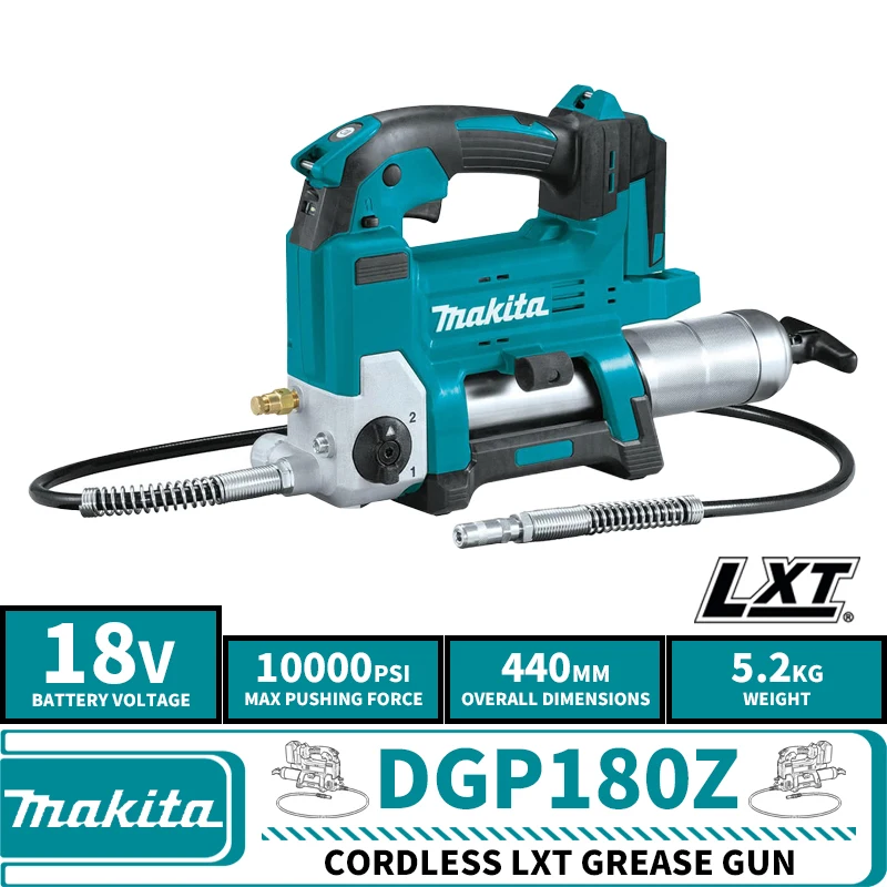 

Makita DGP180Z Cordless LXT Grease Gun 18V Lithium Power Tools