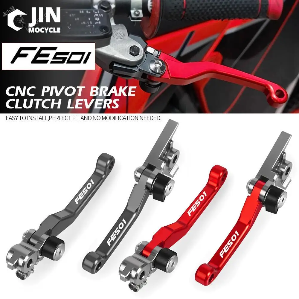 

Для HUSQVARNA FE501 2017 2018 2019 2020 CNC алюминиевые мотоциклы для питбайка поворотные складные рычаги тормоза и сцепления с логотипом FE501
