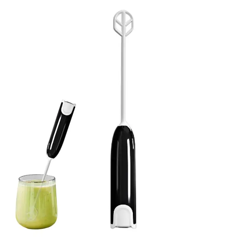 Drink Mixer Handheld Battery Operated UV Light Electric Whisk Frother 4000rpm Portable Intelligent Stirrers Electric For Coffee