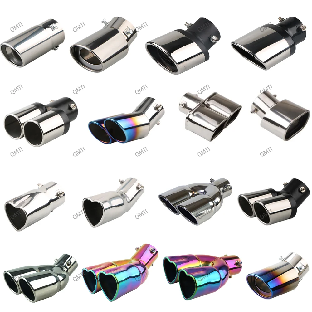 CarExhaustMufflerTipNozzleTailPipeStainlessSteelSilencer