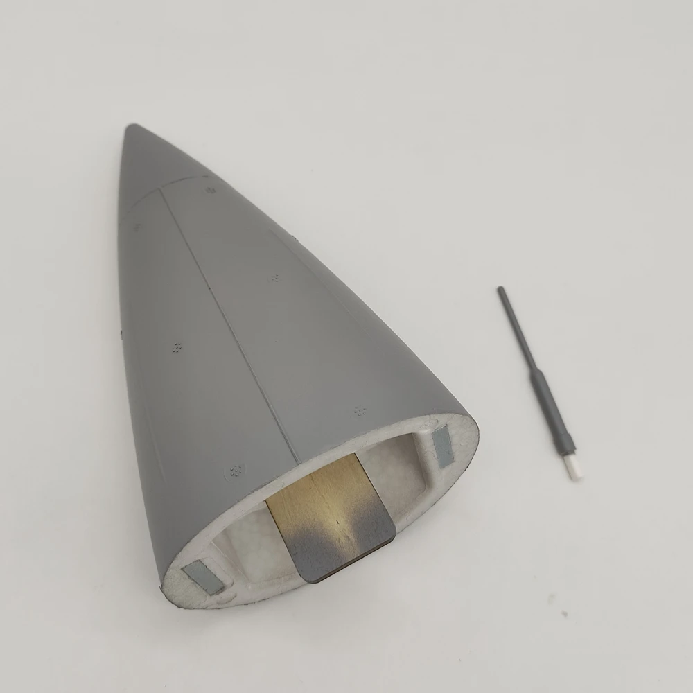 Pièce de rechange EDF : cône de nez Freewing F16 90mm V2, vue arrière avec l'embout de fixation.