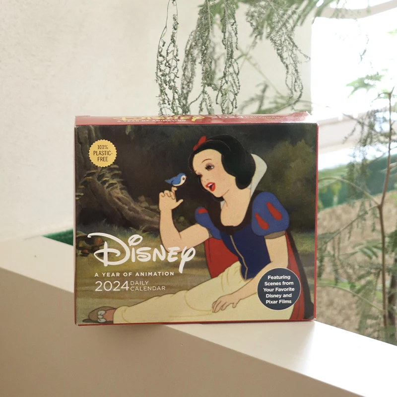 Disney 2024 New Original English Creative Animation Table Calendar Hand  Tear Calendar Desktop Decoration Animation Daily Calenda - AliExpress