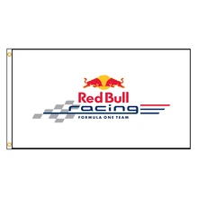 90x150cm Red Bull Moto Formula One Team Flag Polyester Printed Racing Car Banner For Decoration
