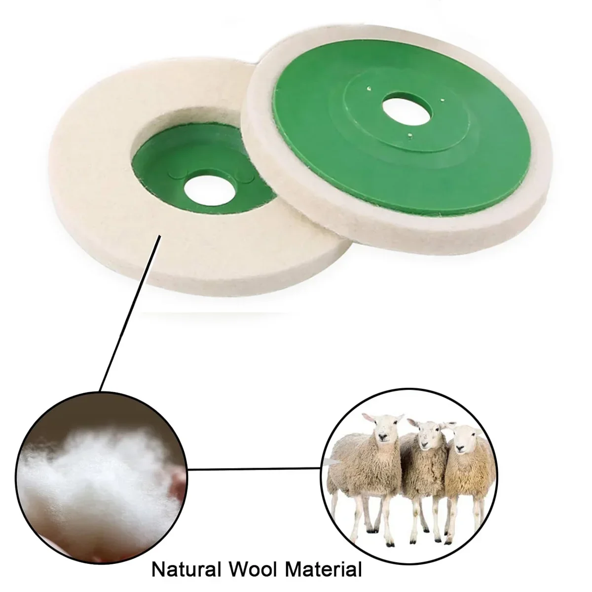 Polishing Wheel Kit 5/10 Polishing Wheels Pads
