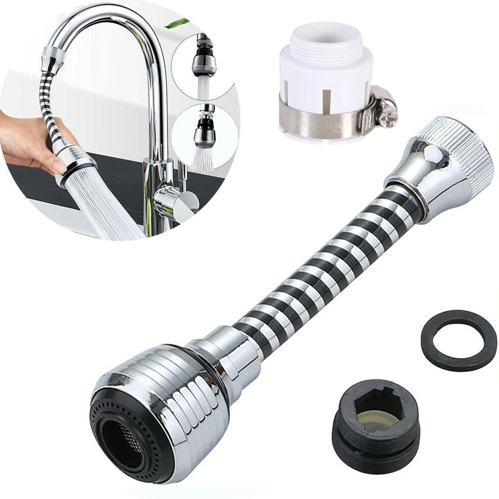 Bubbler Faucet Kitchen PVC Sink Tap Spray Head° Flexible Attachment Bendable Household Products 100% Brand 4