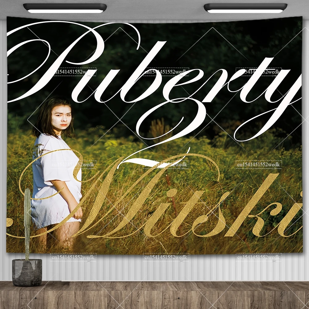 Mitski Be The Cowboy Puberty Posters Music Album Cover Hippie Tapestry Aesthetic Wall Art Wallpapers Room Decoration Tapestries