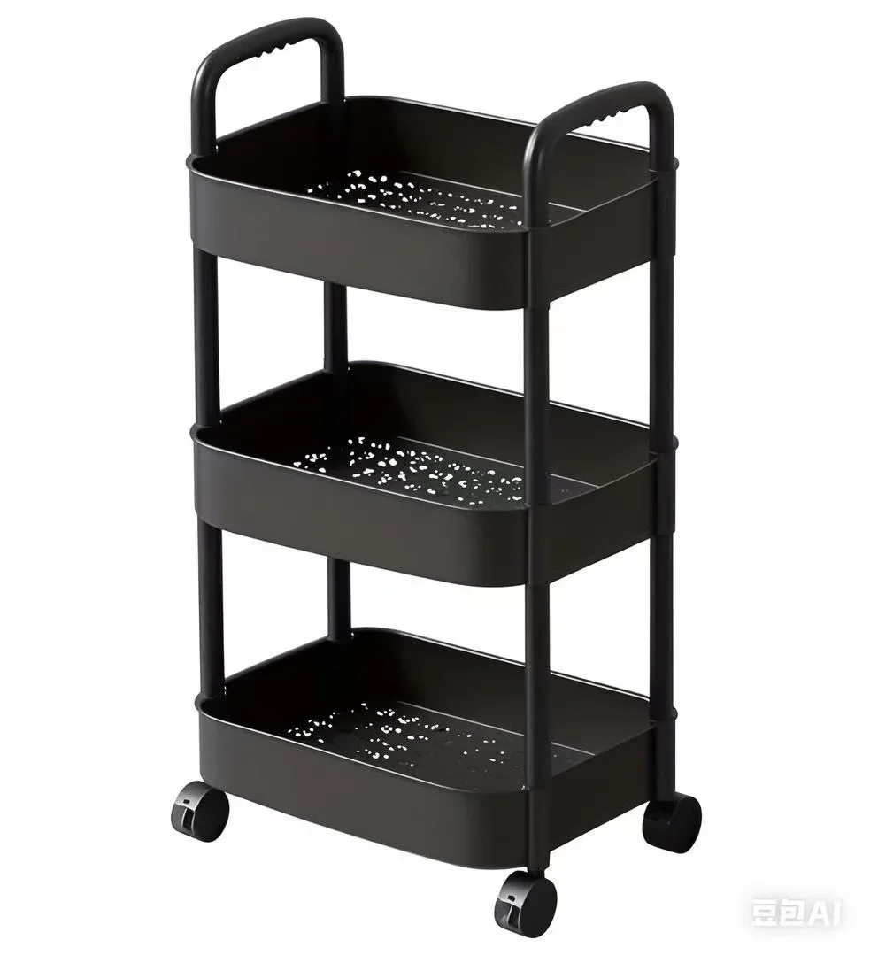 Multi-Layer4/5 Trolley Rack Kitchen Floor Bedroom Baby Snacks Mobile Bathroom Bathroom Storage Storage Rack
