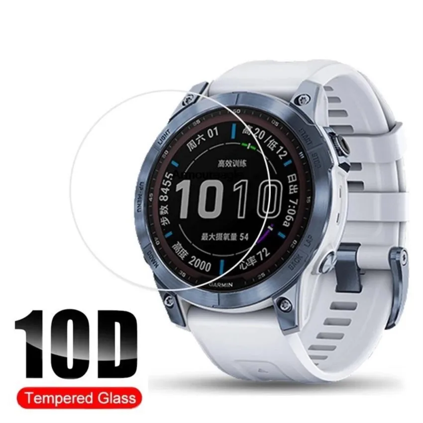 

protective glass safety film guard on for garmin fenix 7 7s 7x screen protector protection film shield