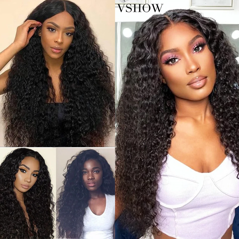 13x4 Lace Front Human Hair Wigs Brazilian Kinky Curly Human Hair Wigs Remy Medium Brown Lace 180% Density Lulalatoo Wig